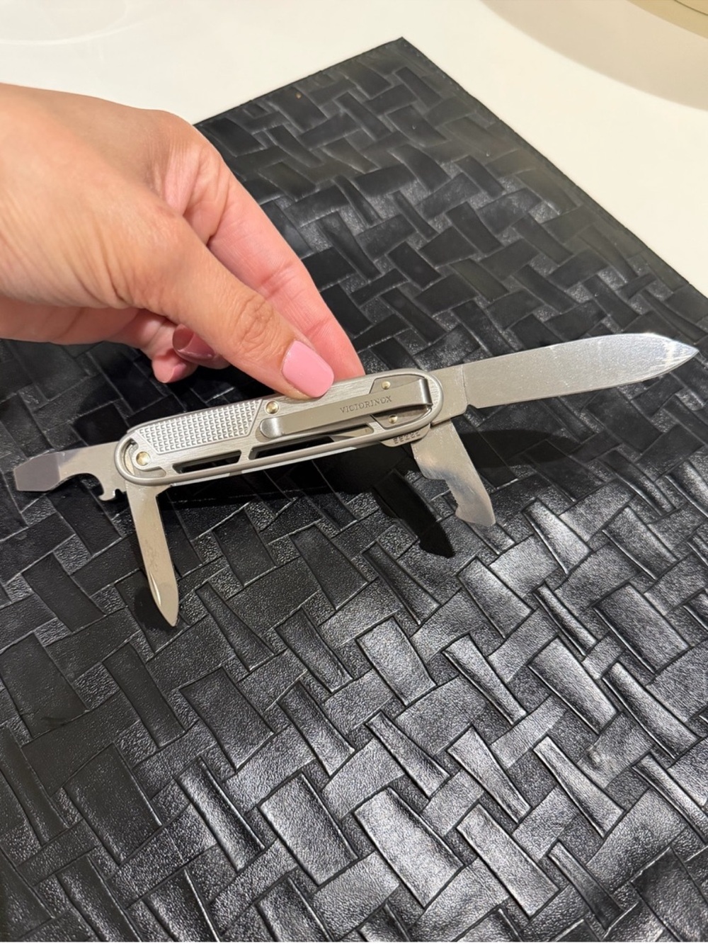Victorinox Silver Alox Mini Pocket Knife with Multiple Tools - Picture 2 of 4